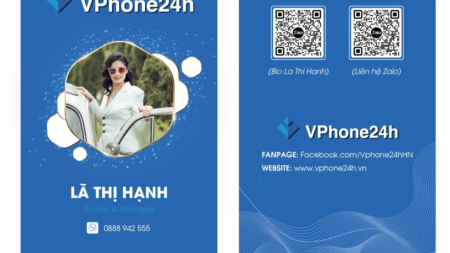Thông tin liên hệ- Hạnh VPhone24h